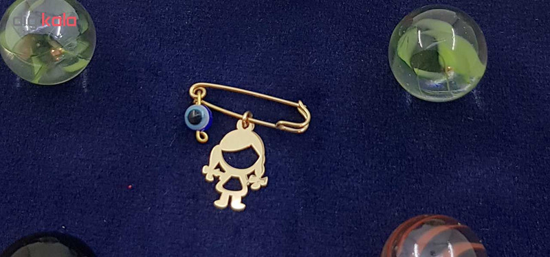 سنجاق سینه طلا 18 عیار کانیار گالری مدل SAN20 سایز 0.660 گرم