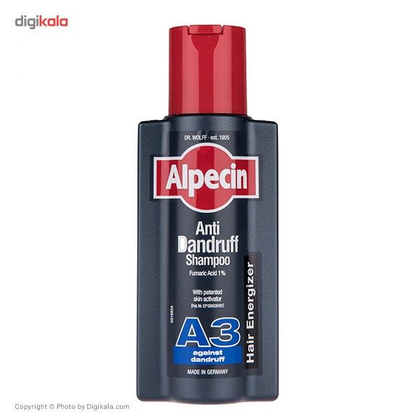 شامپو ضد شوره مو آلپسین مدل A3 Anti Dandruff حجم 250 میلی لیتر -  - 3