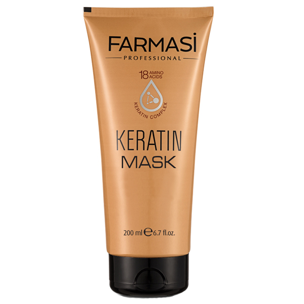 ماسک مو فارماسی مدل keratin mask حجم 200 میلی لیتر