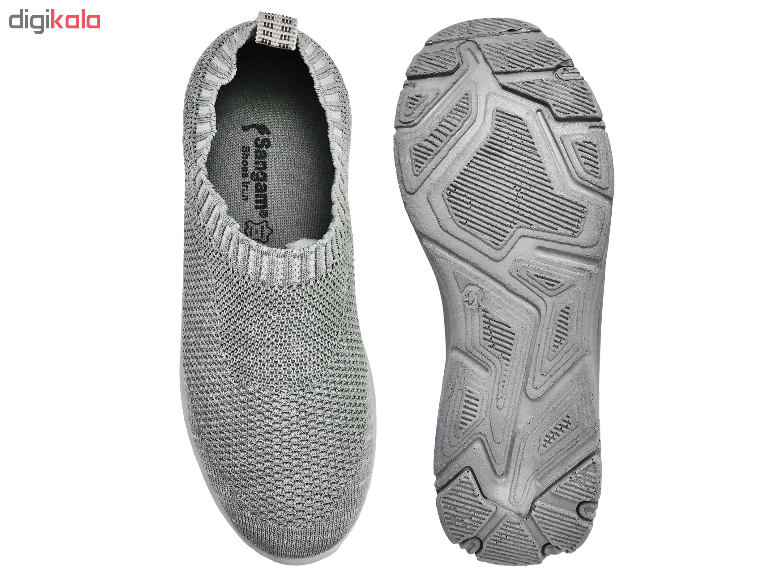 کفش مخصوص پیاده روی مردانه سنگام طرح بافت کد 3767