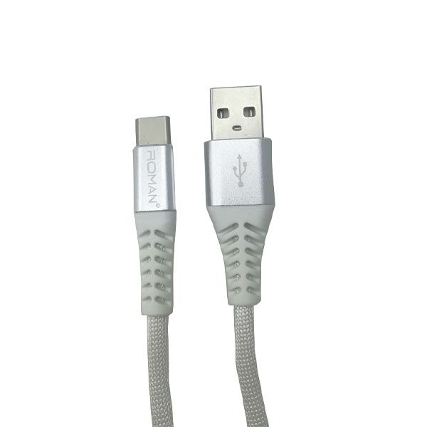 مشخصات قیمت و خرید کابل تبدیل Usb به Type C رومن مدل Pmc213 طول 1 متر دیجی کالا
