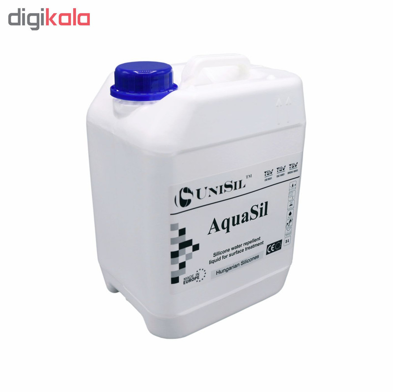 محلول آبگریز و ضد شوره نمای ساختمان یونی سیل مدل AquaSil حجم 5 لیتر محلول آبگریز و ضد شوره نمای ساختمان یونی سیل مدل AquaSil حجم 5 لیتر