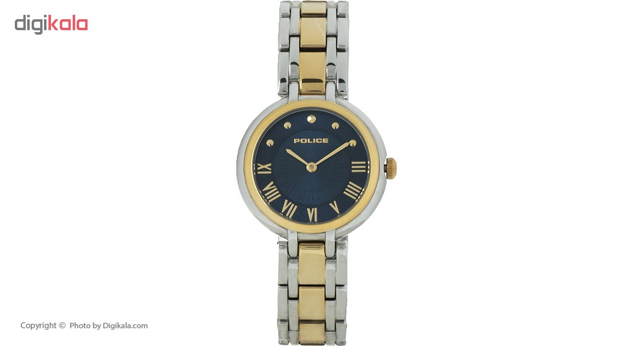ساعت مچی عقربه ای زنانه پلیس مدل 14868BSTG-D03M