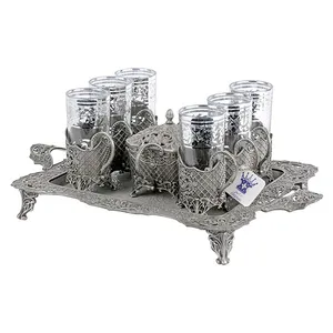 سرویس چای خوری 9 پارچه اورجینال مدل P264