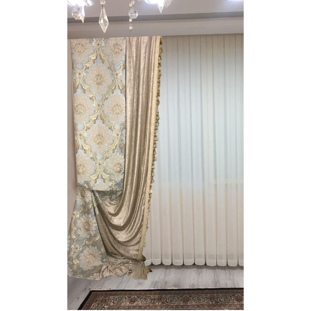 والان پرده مدل LBR05 سایز 340×85 سانتی متر