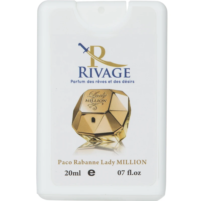 عطر جیبی ریواج مدل Lady million حجم 20 میلی لیتر
