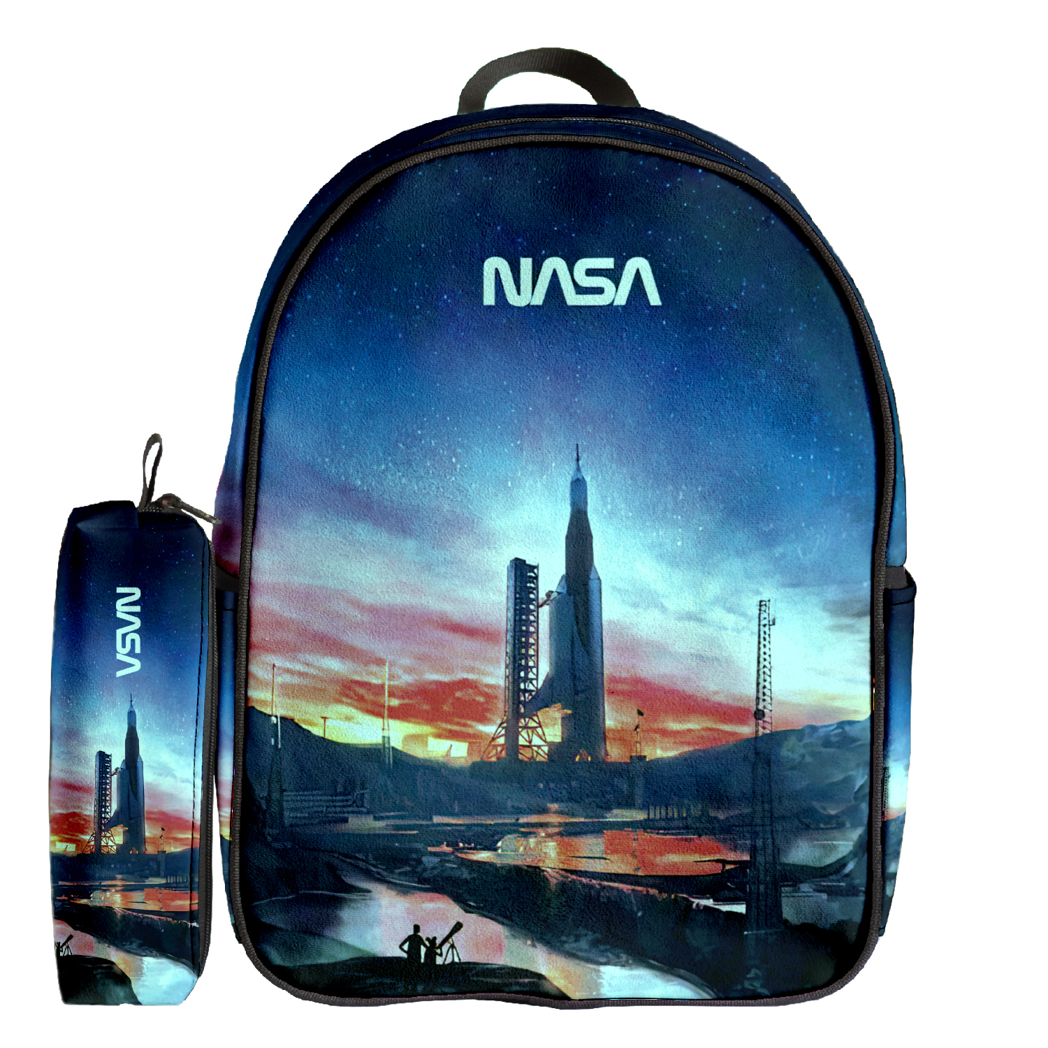 کوله پشتی مدرسه مدل ناسا کد 5 به همراه جامدادی