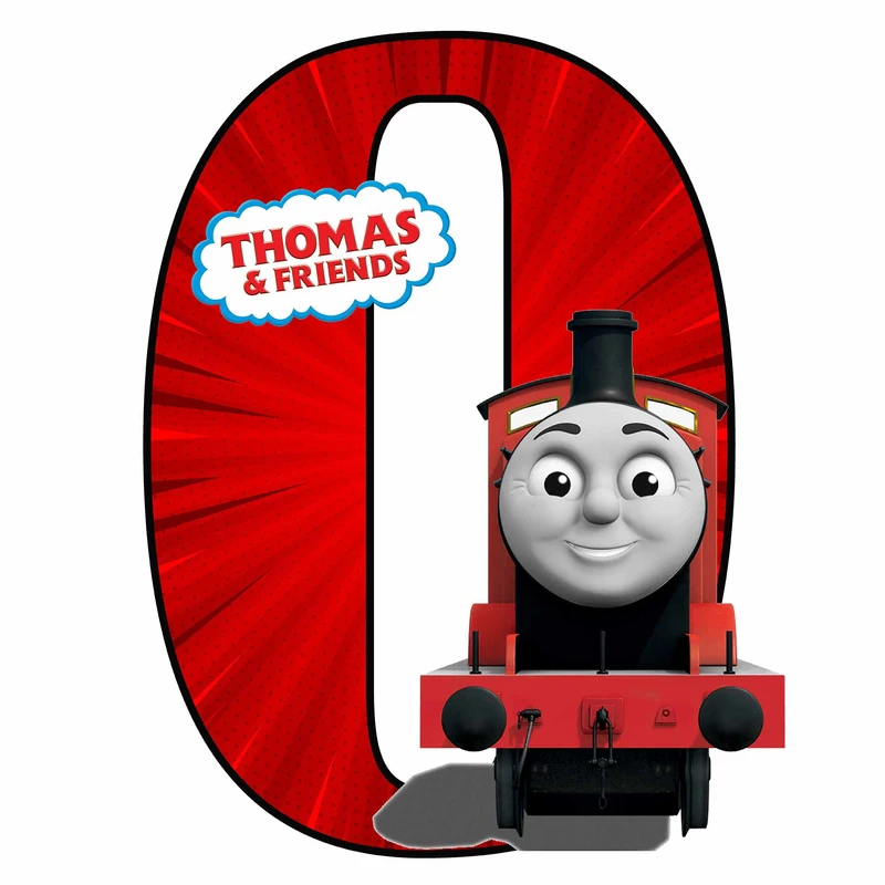  استند رومیزی تولد مدل عدد 0 طرح توماس کد 1433