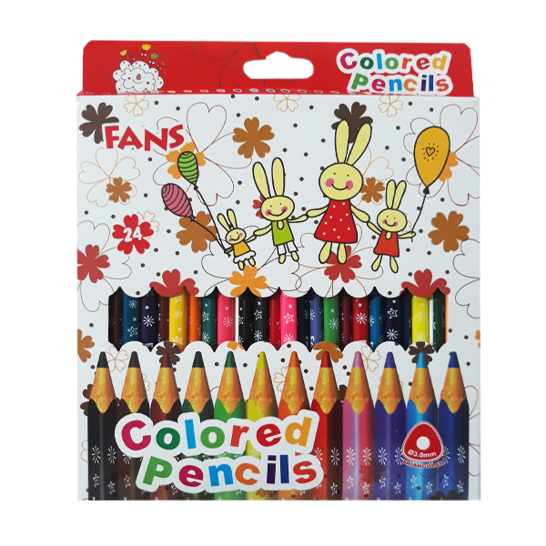 مداد رنگی 24 رنگ کد 04