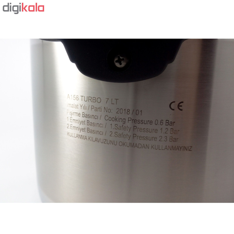 زودپز کرکماز مدل توربو A156 گنجایش 7 لیتر