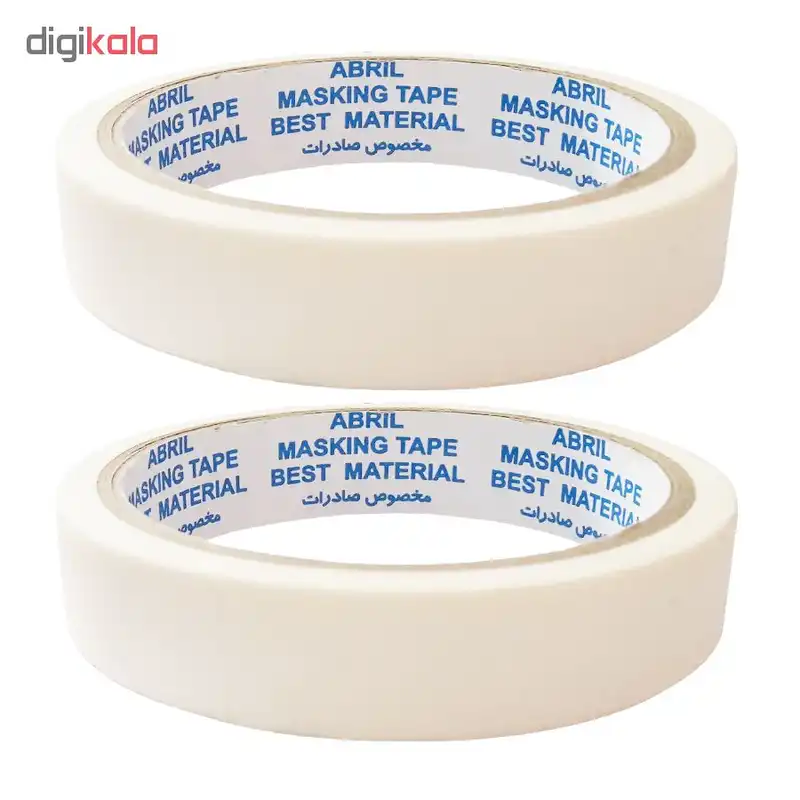 نوار چسب کاغذی آبریل کد 16 پهنای 2 سانتی متر بسته 2 عددی