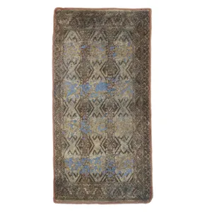 فرش دستبافت وینتیج نیم متری کد 9709025