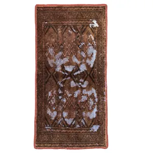 فرش دستبافت وینتیج نیم متری کد 9709027