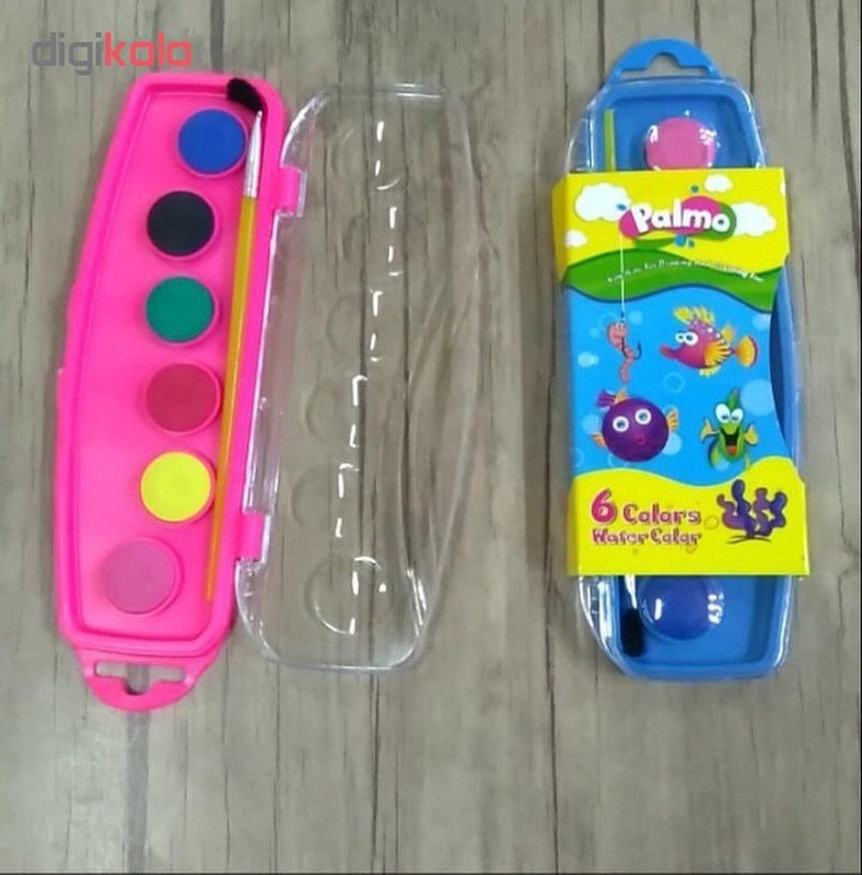 آبرنگ 6 رنگ پالمو کد 5201 Z