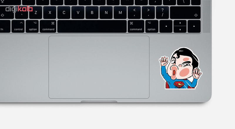 استیکر لپ تاپ طرح superman مدل marvel32