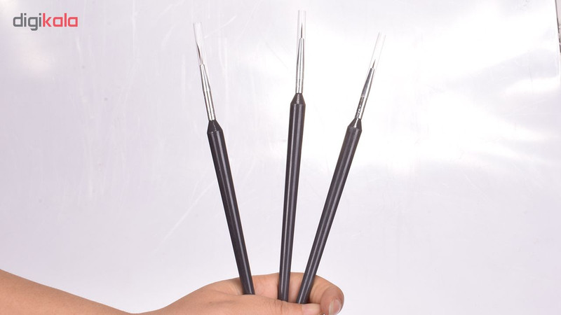 قلم موی طراحی ناخن مدل TR بسته 3 عددی