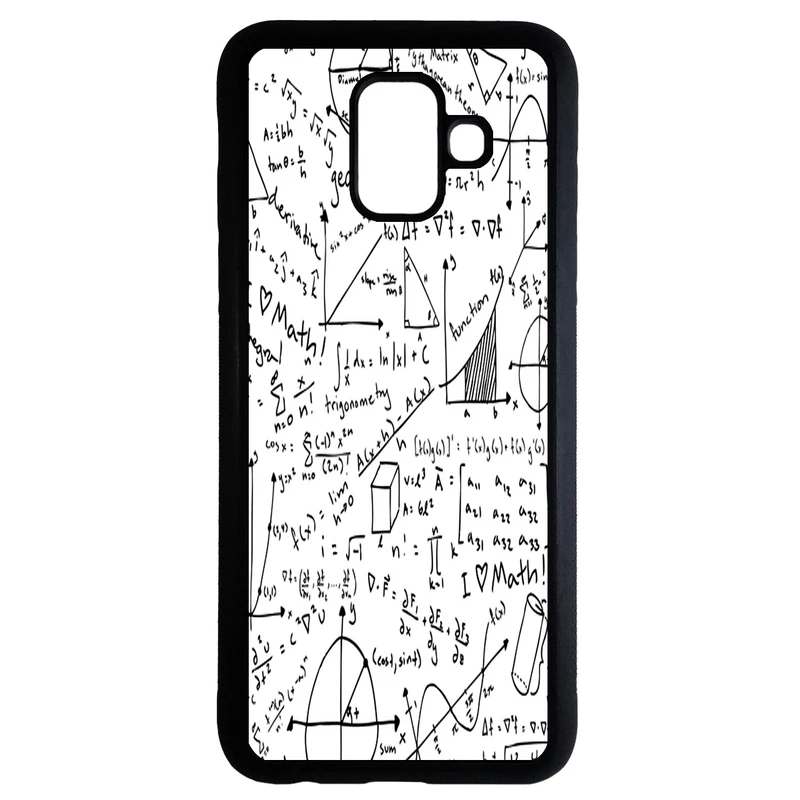 کاور طرح ریاضی کد 6632 مناسب برای گوشی موبایل سامسونگ galaxy a6 plus