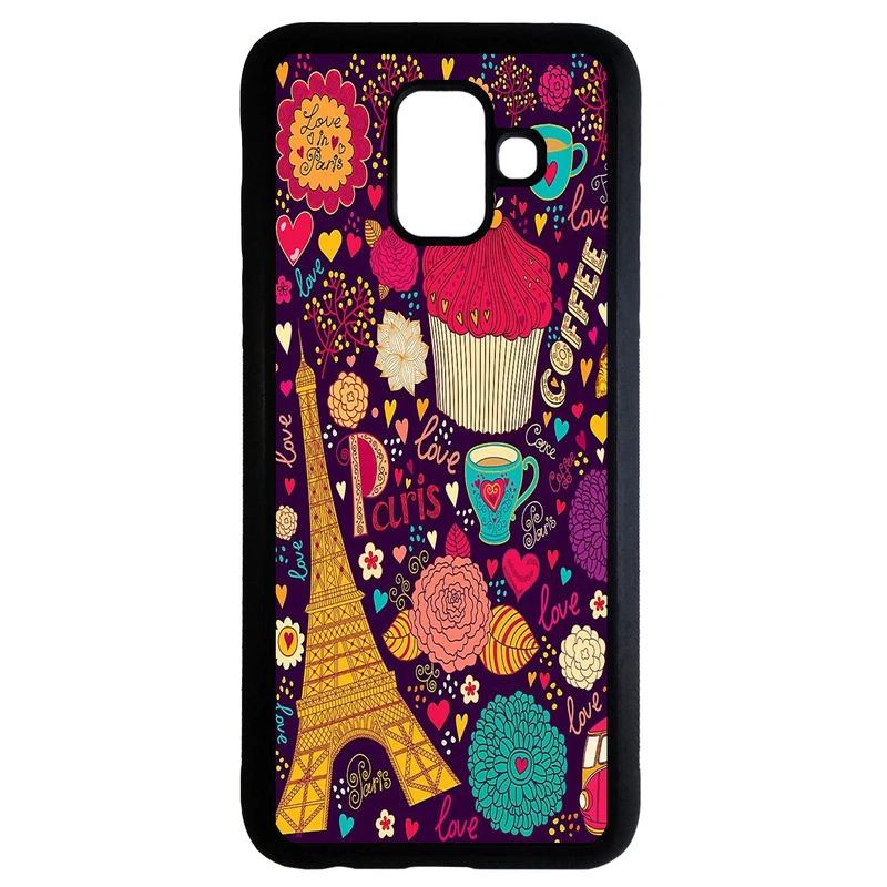 کاور طرح ایفل کد 6649 مناسب برای گوشی موبایل سامسونگ galaxy a8 2018