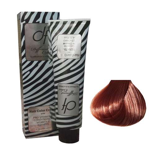 رنگ مو دیفرنت سری هایلایت مدل Keratin شماره 8.73 حجم 125 میلی لیتر رنگ بلوند نسکافه ای روشن