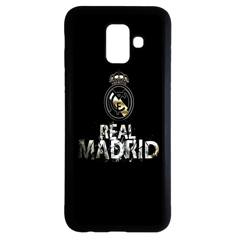 کاور طرح رئال مادرید کد 6646 مناسب برای گوشی موبایل سامسونگ galaxy a8 2018