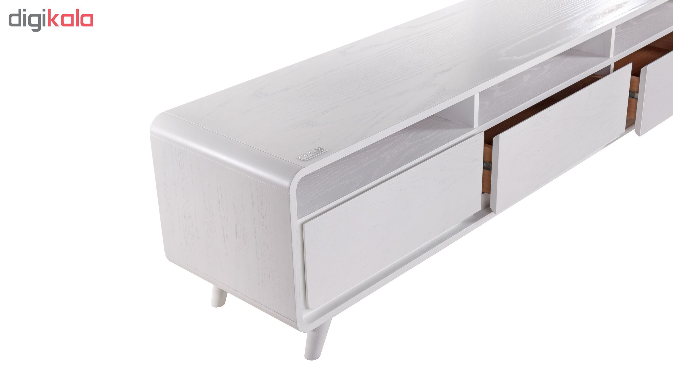 میز تلویزیون آیلکس مدل LONIZ 3D-WHITE WASH-150