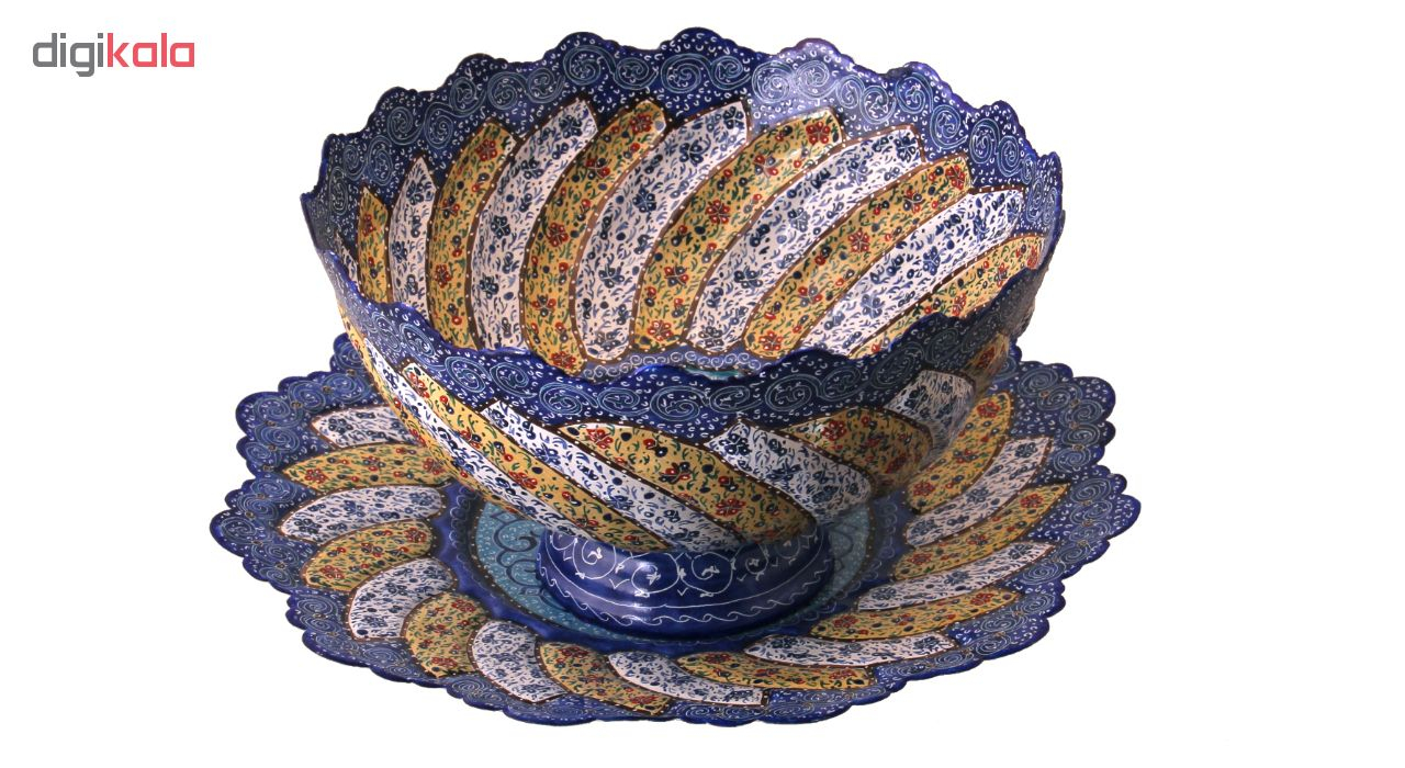 کاسه و بشقاب میناکاری کد6-10143مدل 25