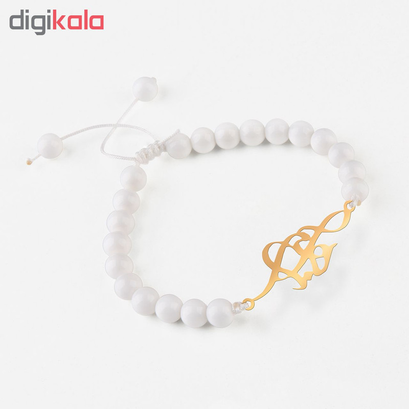 دستبند نقره گلمور طرح زهرا کد 12