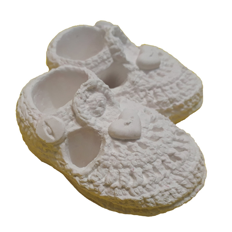 تزئینات اتاق کودک طرح یک جفت پاپوش بافتنی مدل MCG010