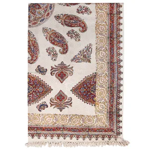 سفره قلمکار گالری مثالین کد 301055 سایز 160 * 240 سانتی متر