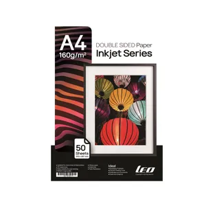 LEOCOM A4 Glossy Photo Paper 160gr Double Pack of 50