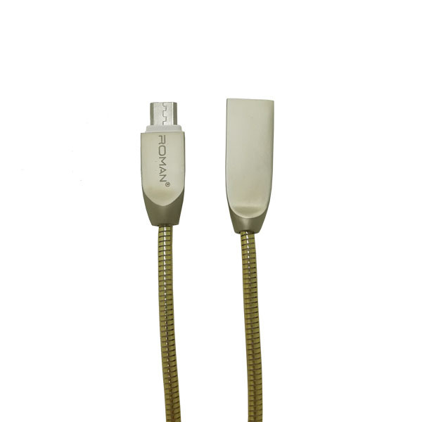 کابل تبدیل USB به microUSB رومن مدل ron10 طول 1 متر