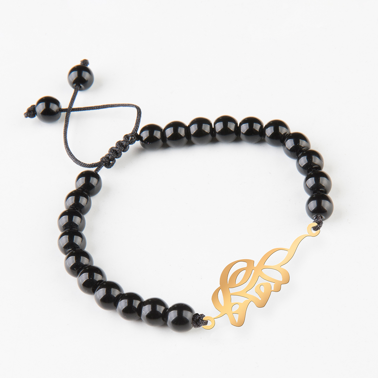 دستبند نقره گلمور طرح فاطمه کد 17