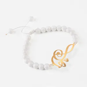 دستبند نقره گلمور طرح مهسا کد 06