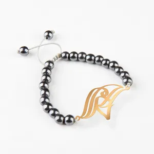 دستبند نقره گلمور طرح دلارام کد 14