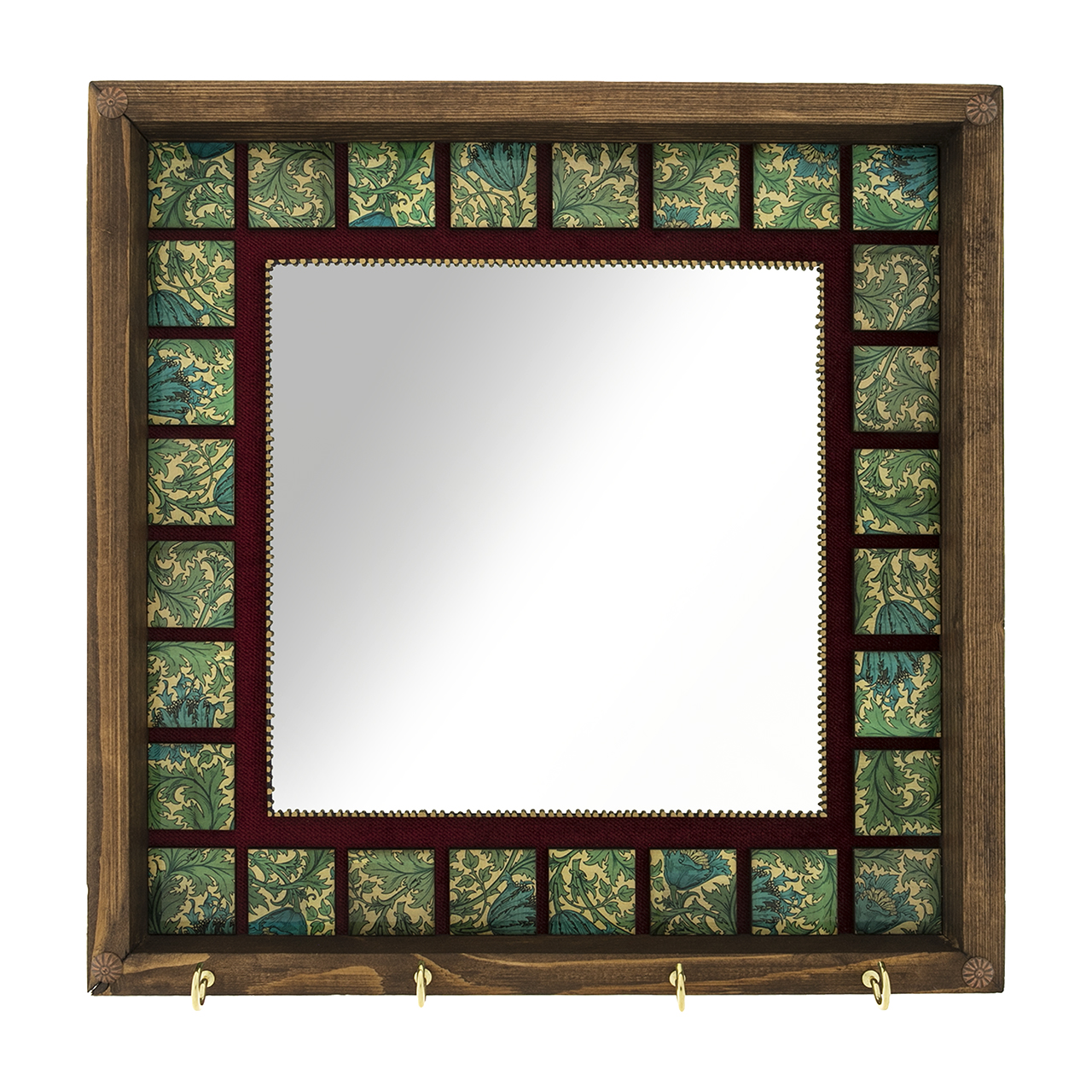 آینه سنتی قاب چوبی کد 1040 