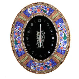 ساعت دیواری خاتم کاری کد 1-70140