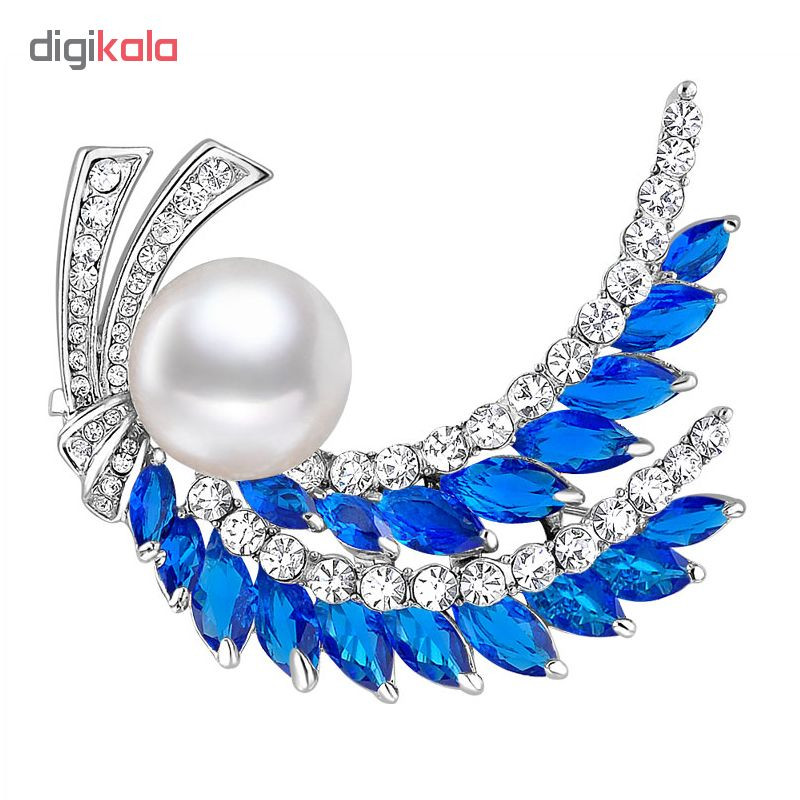 گل سینه گالری شمرون طرح لارن مدل BRC076S0 گل سینه گالری شمرون طرح لارن مدل BRC076S0