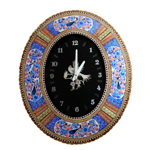 ساعت دیواری خاتم کاری کد 4-70140