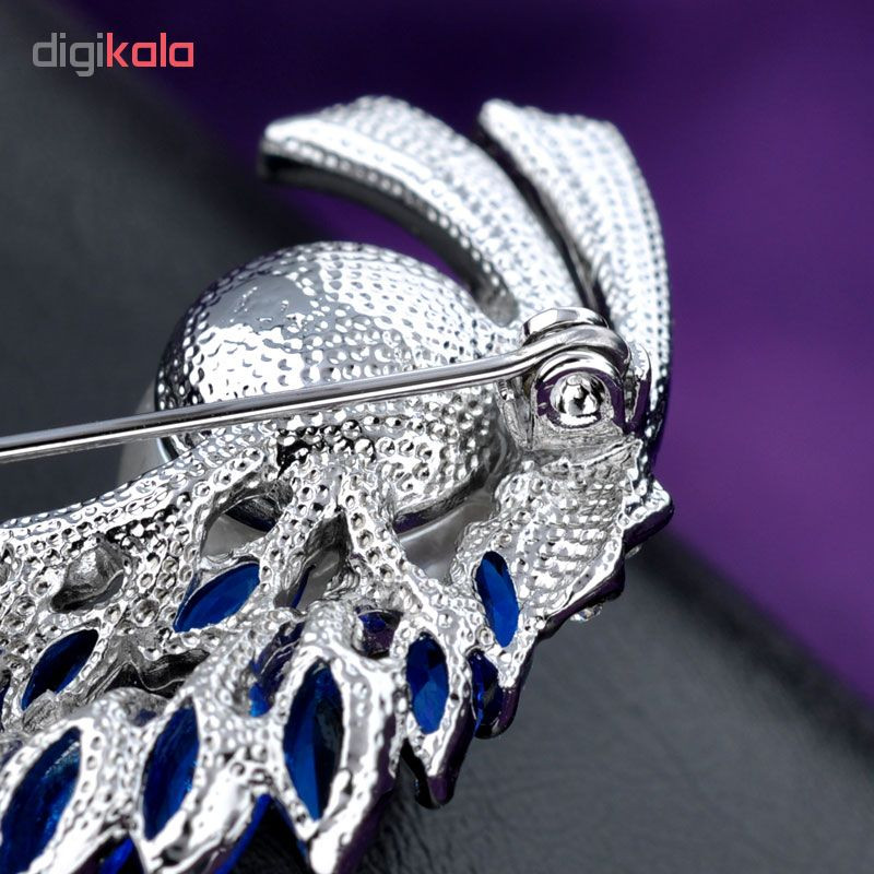 گل سینه گالری شمرون طرح لارن مدل BRC076S0 گل سینه گالری شمرون طرح لارن مدل BRC076S0