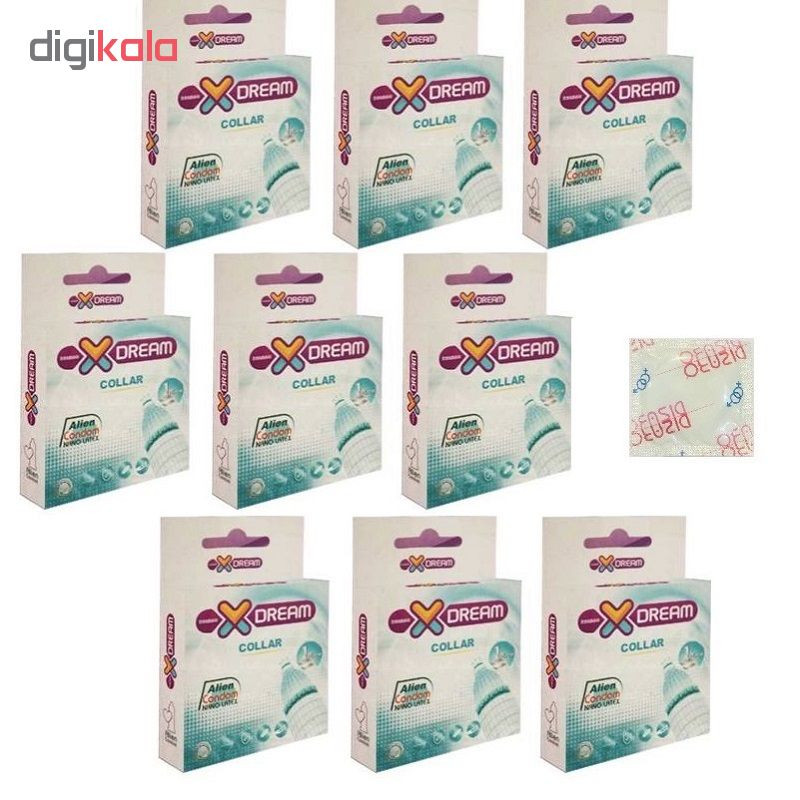 کاندوم ایکس دریم مدل Collar مجموعه 9 عددی به همراه کاندوم دیزارو
