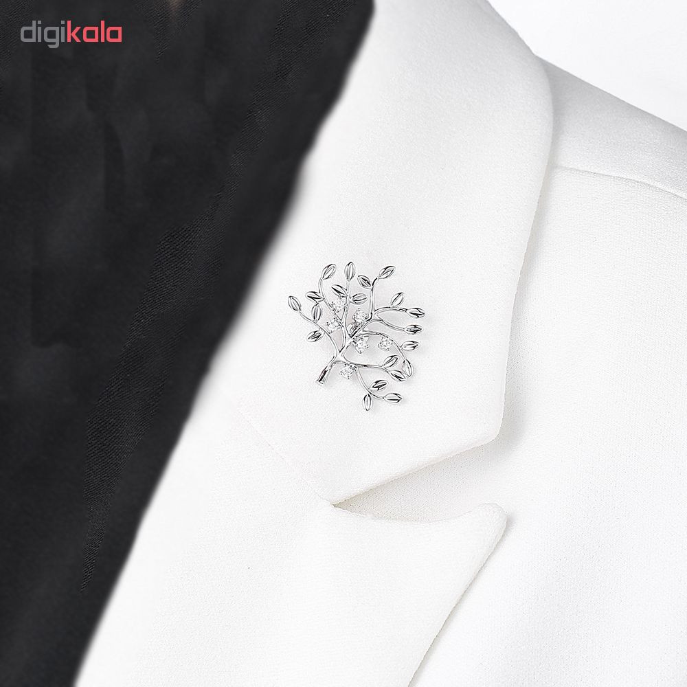 گل سینه گالری شمرون طرح درخت مدل BRC082S0 گل سینه گالری شمرون طرح درخت مدل BRC082S0