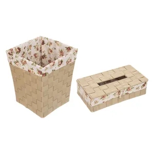 ست سطل و جا دستمال کاغذی پگاه صنعت مدل SE142-C