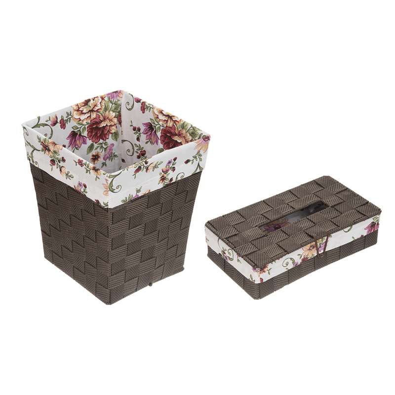 ست سطل و جا دستمال کاغذی پگاه صنعت مدل SE142-B