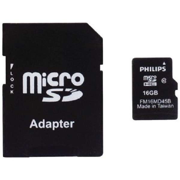 کارت حافظه microSDXC فیلیپس مدل 45B کلاس 10 استاندارد U3 سرعت 80MBps ظرفیت 16 گیگابایت به همراه آداپتور SD کارت حافظه microSDXC فیلیپس مدل 45B کلاس 10 استاندارد U3 سرعت 80MBps ظرفیت 16 گیگابایت به همراه آداپتور SD
