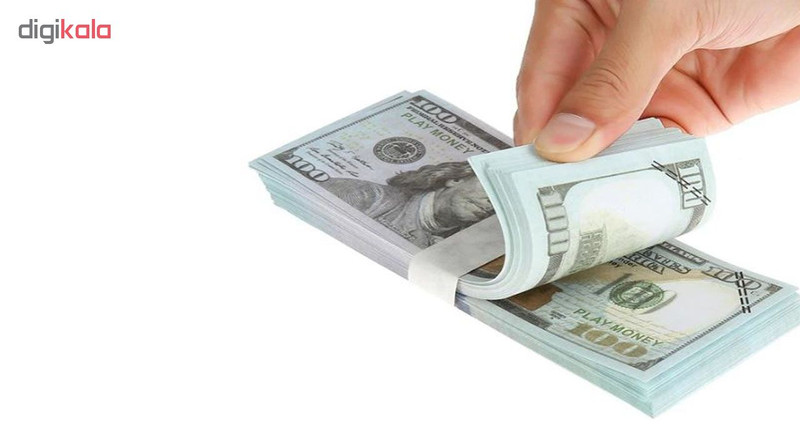 اسکناس طرح دلار بسته 100 عددی