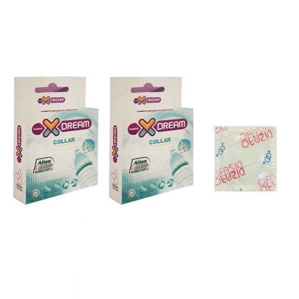 کاندوم ایکس دریم مدل Collar مجموعه 2 عددی به همراه کاندوم دیزارو کاندوم ایکس دریم مدل Collar مجموعه 2 عددی به همراه کاندوم دیزارو