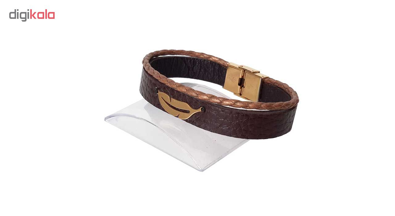 دستبند چرمی مانی چرم کد BL-198