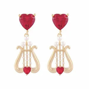 گوشواره طلا 18 عیار زرلوکس کد on-53