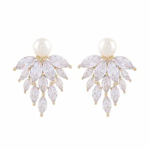گوشواره طلا 18 عیار زرلوکس کد on-76