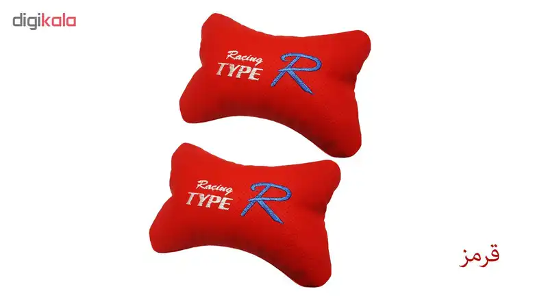 پشت گردنی صندلی خودرو تایپر مدل IR-Typer چرم سوزنی بسته 2 عددی